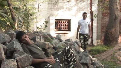 Military Latin Stallion - Antonios Gay Porn Bareback Adventure!