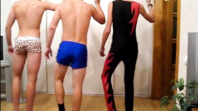 Gangbang Fantasy Fulfilled - 3 Hot Boys and Her Dance!