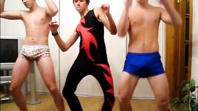 Gangbang Fantasy Fulfilled - 3 Hot Boys and Her Dance!