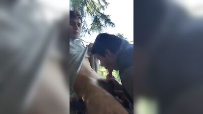 Wild Woods Men Porn: Friends Jerk and Suck to Orgasm!