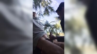 Wild Woods Men Porn: Friends Jerk and Suck to Orgasm!
