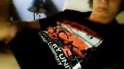 Teen Cumshots: Masturbating His Nice Dick!