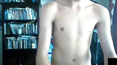 Gay Porn Twink Shoots Cum - Hot and Hungry for More!