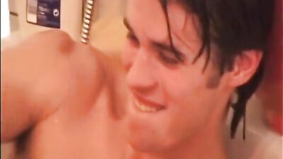 Bathroom Boys Reunion: Two Twinks Get Frisky In The Lounge!