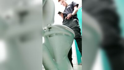 Caught in the Act: Straight Boys Peeing - Gay Porn Spycam Video