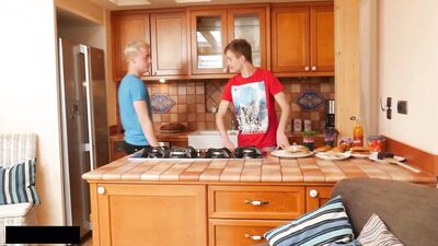 In the European Kitchen Cum Shots Bareback Boys