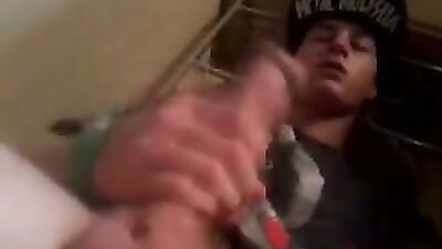 Big Balls Jerking: No Cum Solo Amateur Handjob