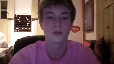 Young Cam Boy Masturbates Sweetly - Solo Porn!