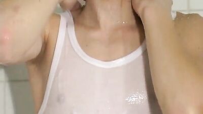 Shower Teen Cutie Smooth & Wet - Gay Porn Sensation!
