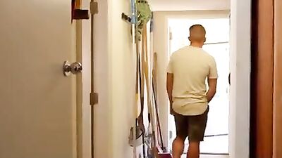 Straight married guy takes on repairman’s tool