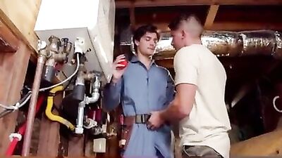 Straight married guy takes on repairman’s tool