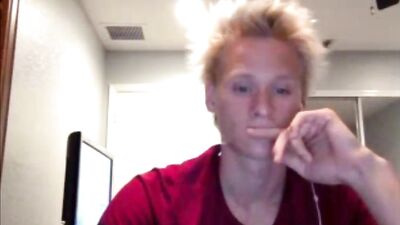 Gay Porn Hot Blond Jerks His Nice Uncut Dick