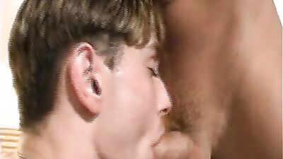 Sleepover Threesome Boys Porn suck cock and fuck - Three twinks take control during a wild night of sex!