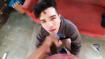 Interracial Oral Web-Cam Cumshots: Sucking and Swallowing Youngsters Cream!