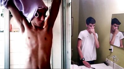 WEBCAM entre amis133 bathroom couple