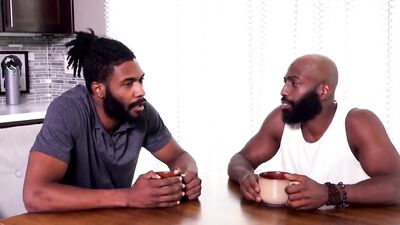 Black cocks assault white nerd in hardcore gay porn!