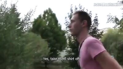 Young Hunt: Czech Hunter Seducing Gay Teen Public Porn