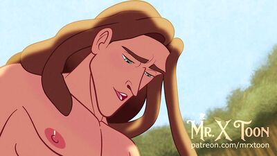 King Of The Jungle: Cartoon Boys Porn - The Milo & Tarzan Adventure!