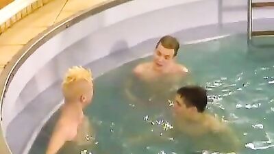 Gangbang Fun in the Sun - Threesome Sex with Gay Boys Porn