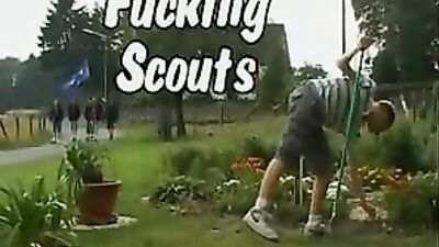 German Teen Scouts Fucking - Public Outdoor Action