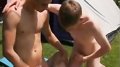 German Teen Scouts Fucking - Public Outdoor Action