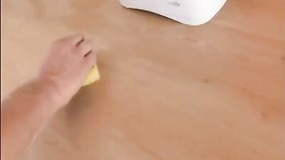 No Strings Attached: Jocks Cleaning Up in the Kitchen - Gay Porn Video