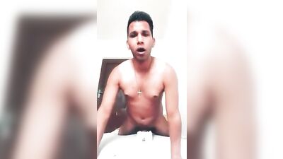 Gay Porn Threesome: Muscular Black Latino Boys Going Down on Web-Cam