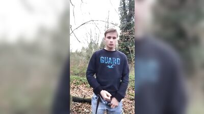 Risky Outside Boys Porn - Amateur Cum Shots Handjob!