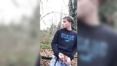 Risky Outside Boys Porn - Amateur Cum Shots Handjob!