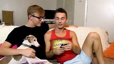 Raw Blond Twink Threesome: Cum and Butt Play in the Hottest Gay Porn Video!