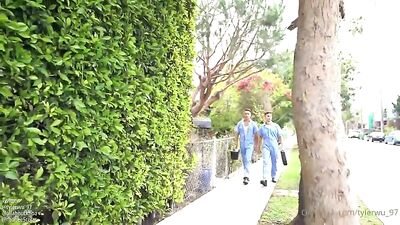 Gay Plumbers Get Stuck Into Action: Asian Bareback Cum Shots And Group Sex Oral!