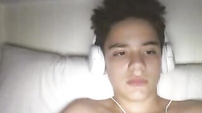 Showing His Fans.. - A cute young lads pink hole web-cam show!