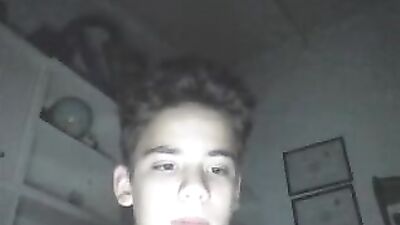 Showing His Fans.. - A cute young lads pink hole web-cam show!