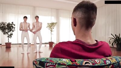 Gay Porn: Bareback Cum Shots Group Sex Impalement!