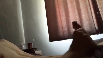Gay roommates jerking off and shooting loads before the real fun begins!
