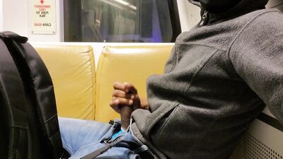 Subway Fun Black Twink Boys Porn Action Amateur Jacking Off!