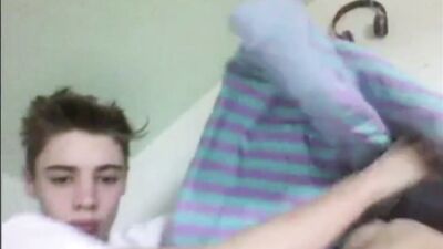 Cumming with Cute German Boy: A Bitchy Web-Cam Handjob