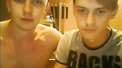Gay Teen Frenzy! Drunk Straight Lads Get Down & Dirty on Webcam
