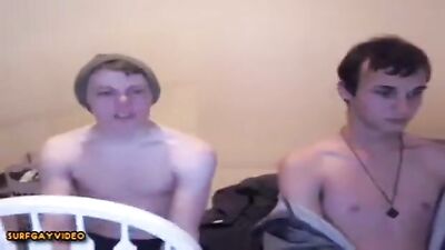 Amateur Gay Teen Blow Job Cumshots - First Time Video