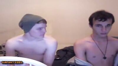 Amateur Gay Teen Blow Job Cumshots - First Time Video