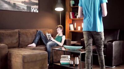 Two Blond Gay Boys Porn: Bareback Action Home Fun