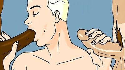 Cartoons in Action - House of Morecock Gay Porn Adventure