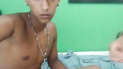 Gay Latino Cutie in Action