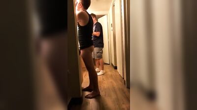 Exposing Yourself: Naked with Your Roommate Twink on Camera!
