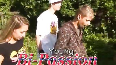 German Bisexual Triple Threat: Young Raw Passionate Porn!