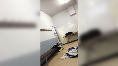 Gay Porn Hidd*en Camera Locker Room - Long Haired Dude Caught In The Shower!