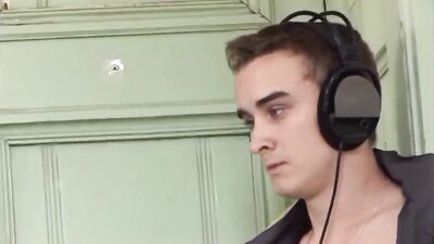 Gay Bareback Fucking in a Doorway: Two Boys Standing for Your Pleasure