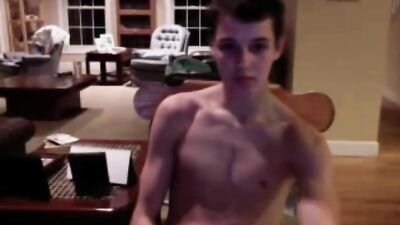 Teen Wanks in the Living Room - Boys Porn! Solo Video