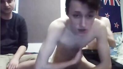 Young hung boys fucking in hot group sex action!