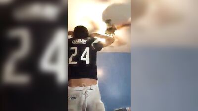 Horny Football player